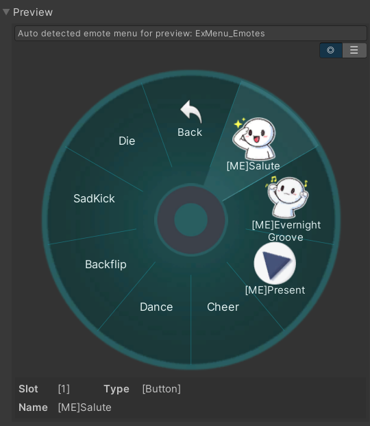 Emote Installer radial preview